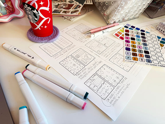 Free Printable: Plan Your Journal Spreads with Ease