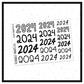 2024 Sampler // Matte Reading Journal Stickers