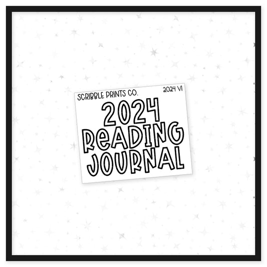 2024 Reading Journal V1 // Matte Reading Journal Stickers