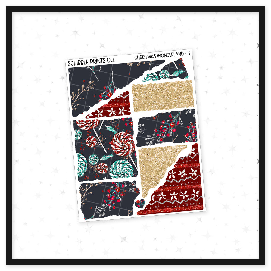 Christmas Wonderland // Matte Journal Sticker Collection