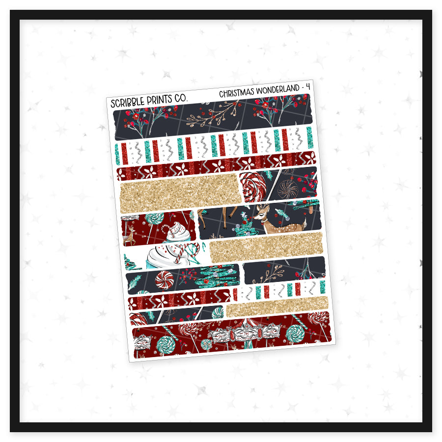 Christmas Wonderland // Matte Journal Sticker Collection