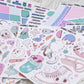 Retro Snow Day // Matte Journal Sticker Collection