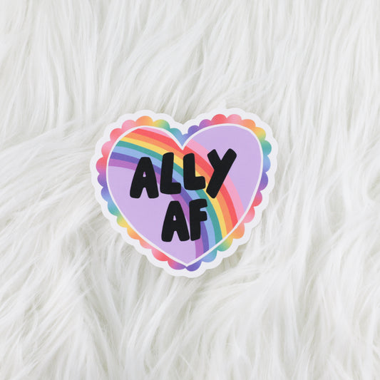 Ally AF // Large Matte Deco Sticker for Journals