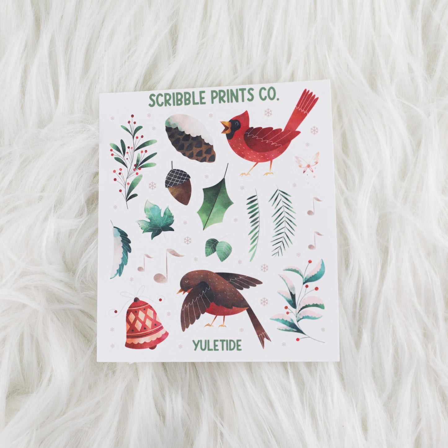 Yuletide - Deco // Matte Journal Stickers