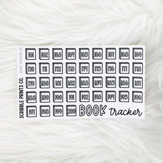 Book Trackers // Matte Reading Journal Stickers