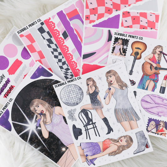 Swiftie Era // Matte Journal Sticker Collection