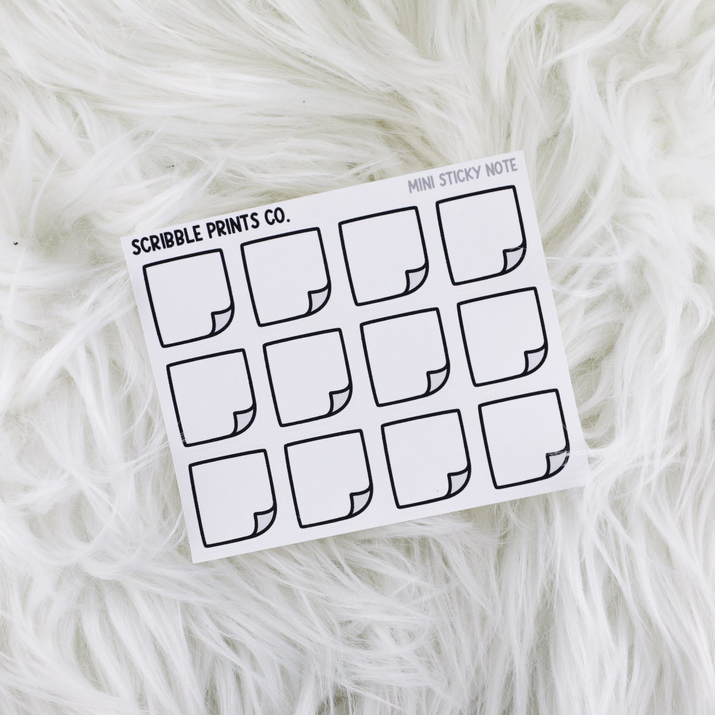 Mini Sticky Note // Matte Journal Stickers