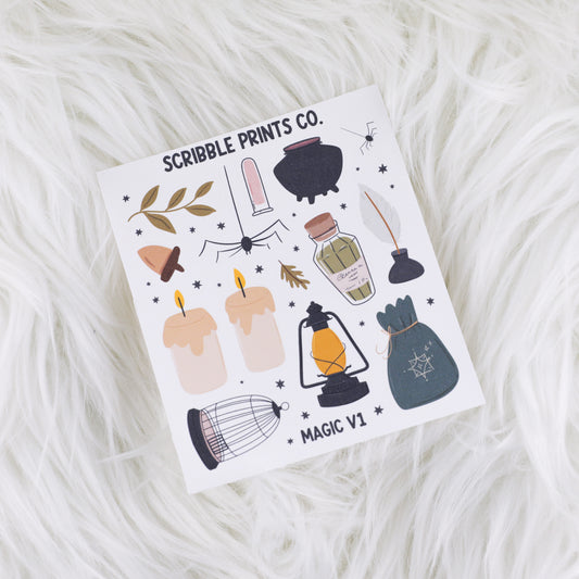 Magic V1 - Deco // Matte Journal Stickers