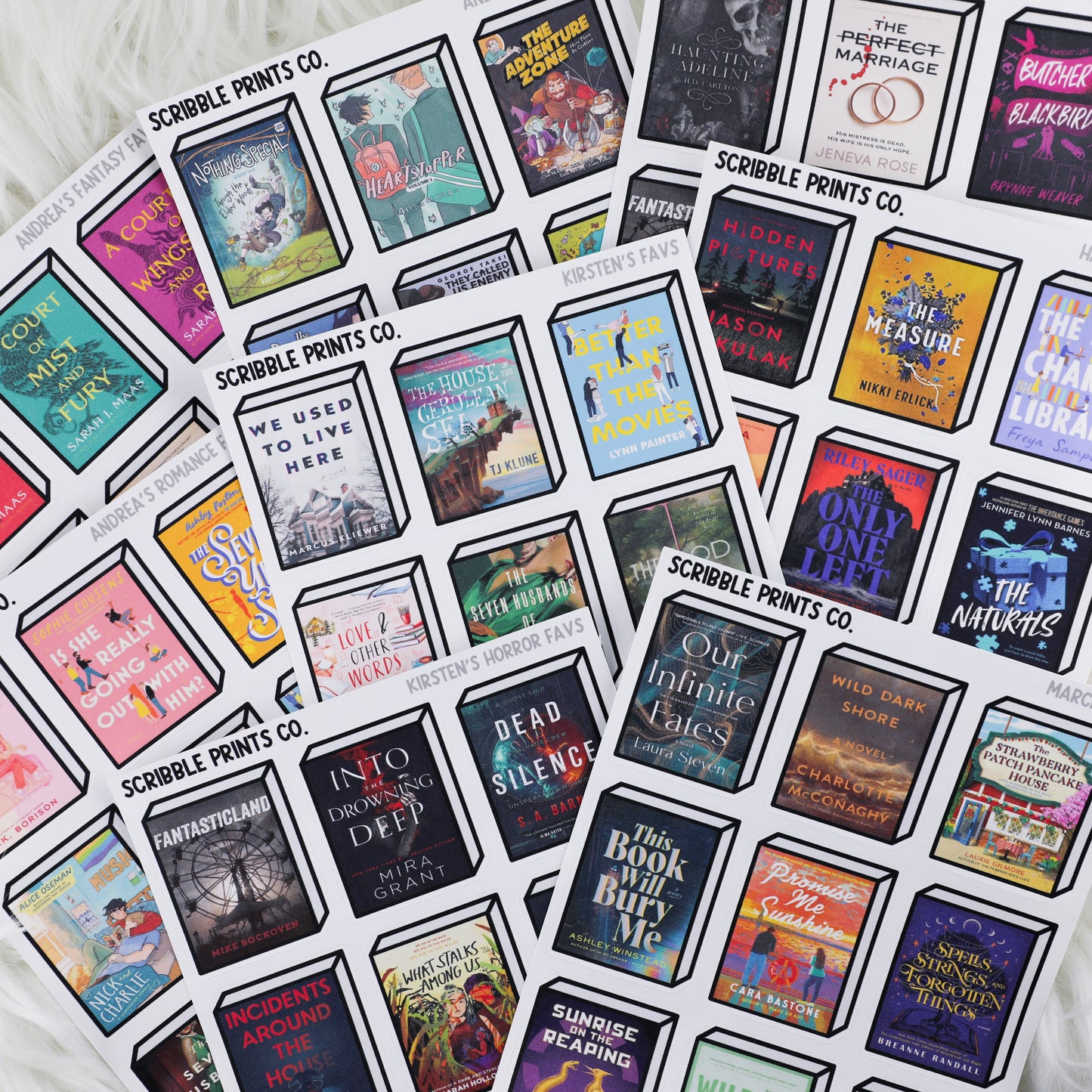 Book Covers - SPC Curated // Matte Journal Stickers