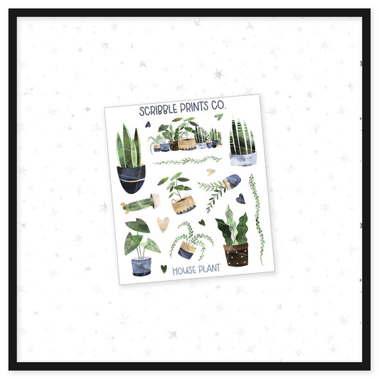 House Plant - Deco // Matte Journal Stickers