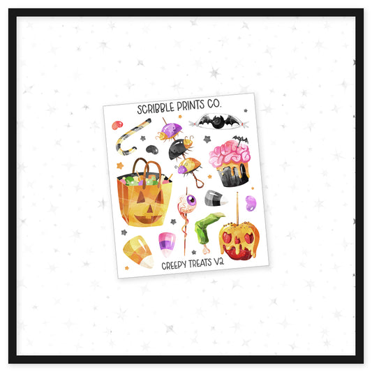 Creepy Treats V2 - Deco // Matte Journal Stickers