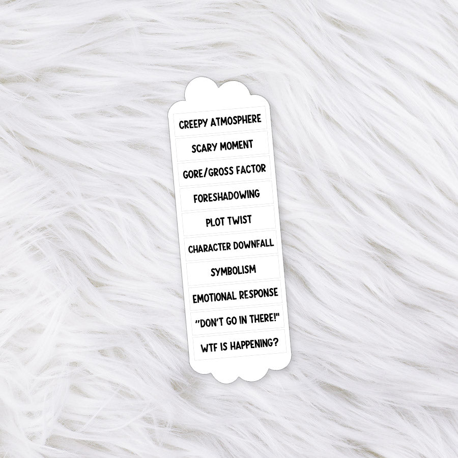 Annotation Guide Bookmarks // Matte Sticker