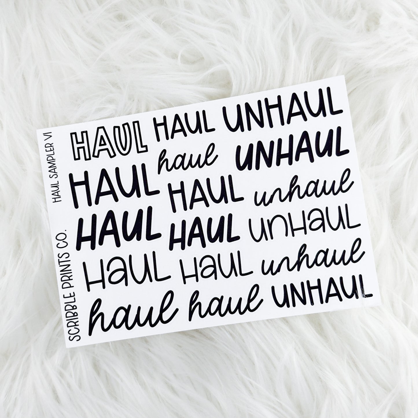 Haul/Unhaul Sampler // Matte Reading Journal Stickers