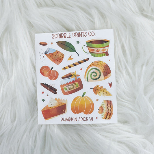 Pumpkin Spice V1 - Deco // Matte Journal Stickers