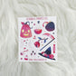 Pink Halloween V1 - Deco // Matte Journal Stickers