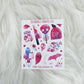 Pink Halloween V3 - Deco // Matte Journal Stickers