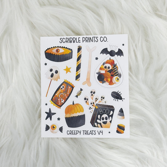 Creepy Treats V4 - Deco // Matte Journal Stickers