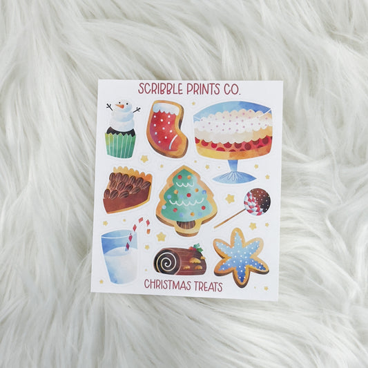 Christmas Treats - Deco // Matte Journal Stickers