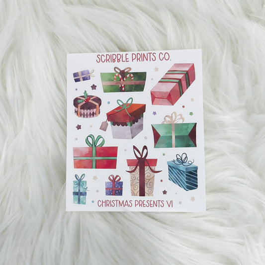 Christmas Presents V1 - Deco // Matte Journal Stickers