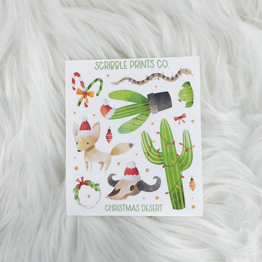 Christmas Desert - Deco // Matte Journal Stickers