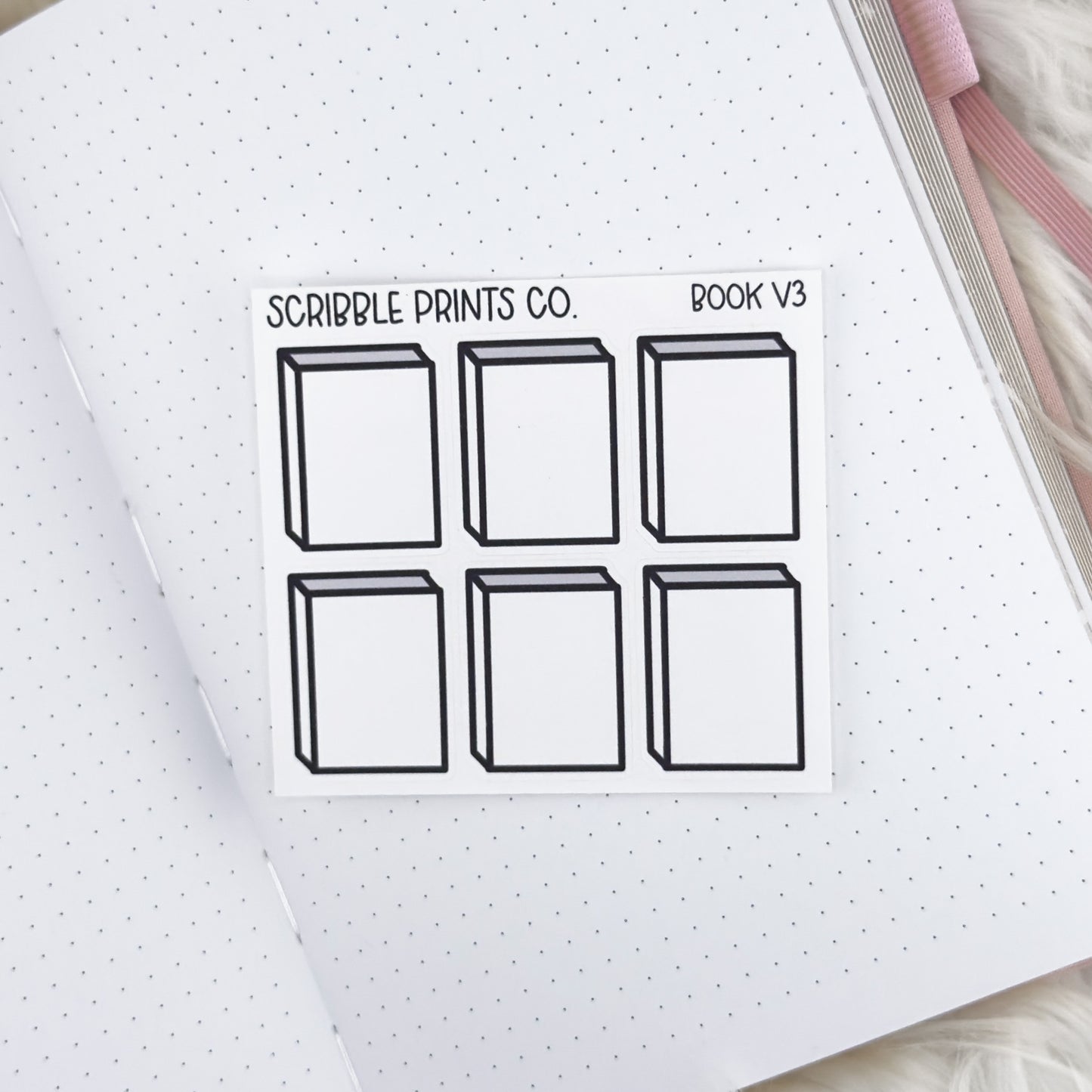 Book V3 // Matte Reading Journal Stickers