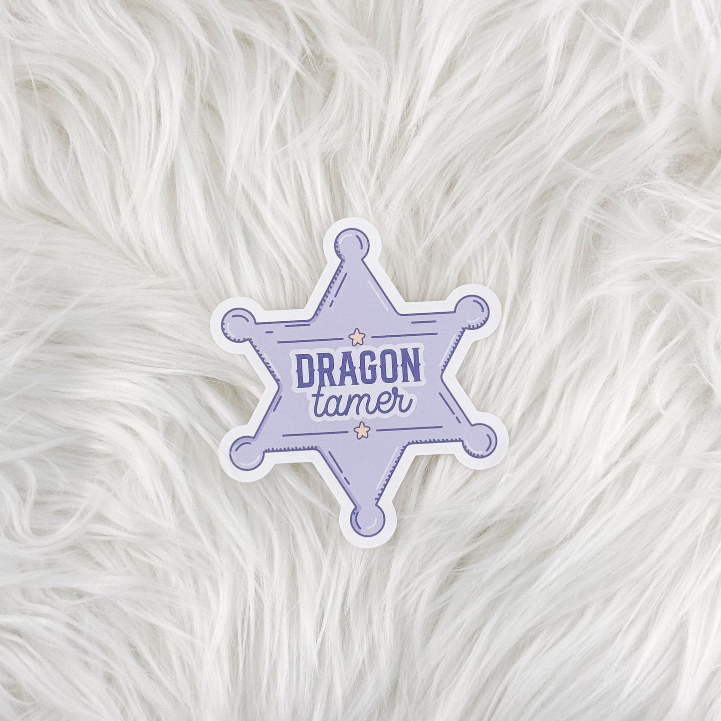 Dragon Tamer // Large Matte Deco Sticker for Journals