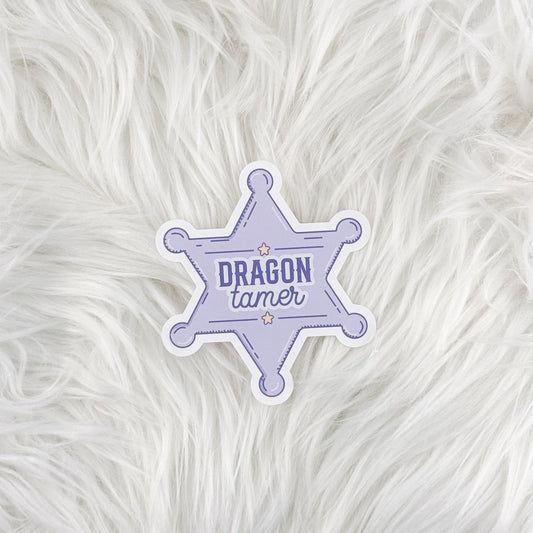 Dragon Tamer // Large Matte Deco Sticker for Journals