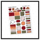 Fall Cottage // Matte Journal Sticker Collection