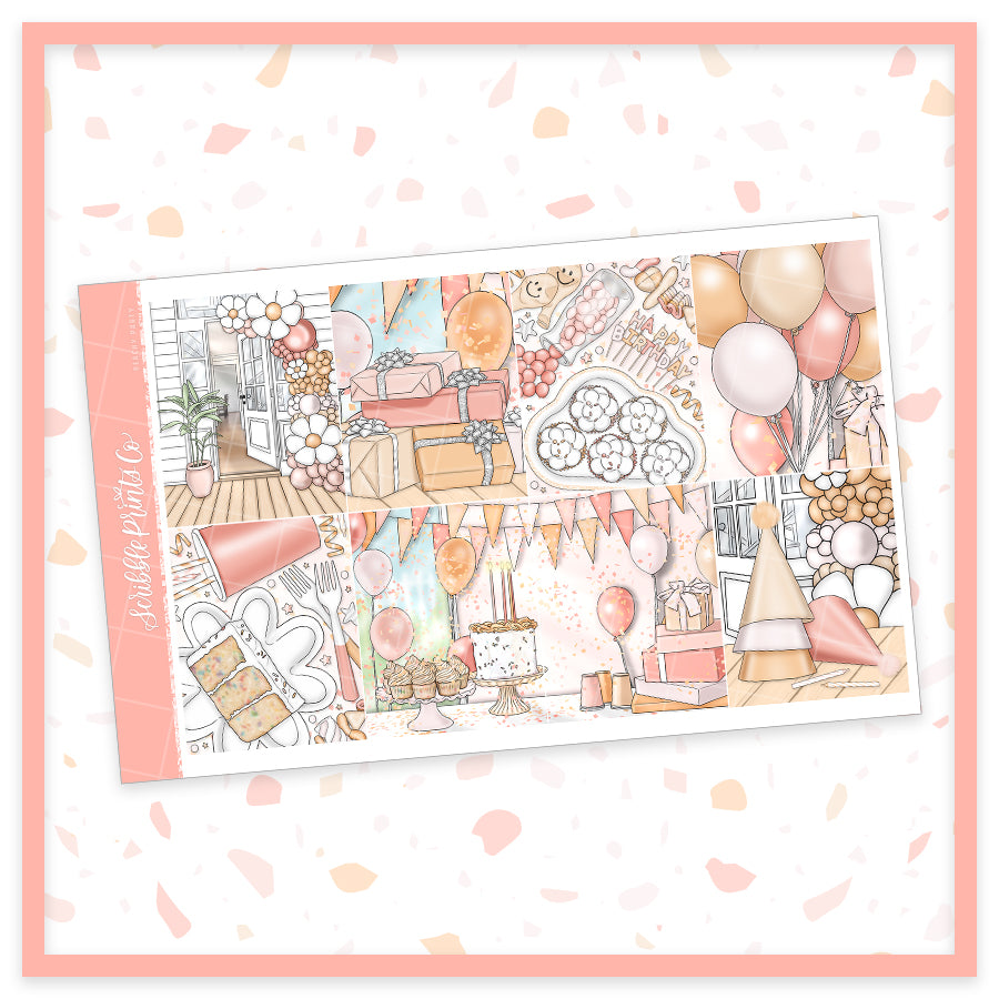 Peachy Party- Weekly Kit