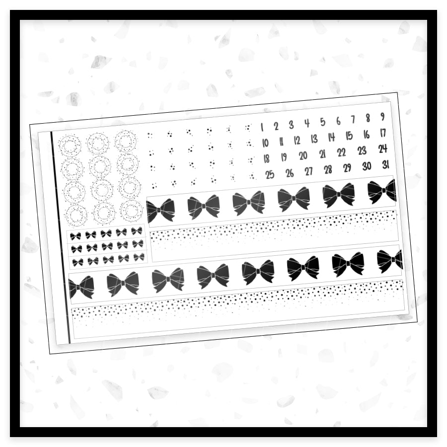 Bottom Washi Overlay - Foil Misfit Sticker Grab Bag! (10 Sheets)