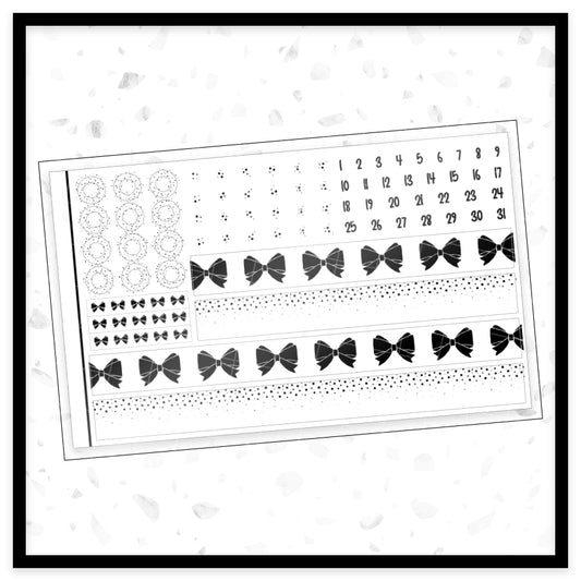 Bottom Washi Overlay - Foil Misfit Sticker Grab Bag! (10 Sheets)