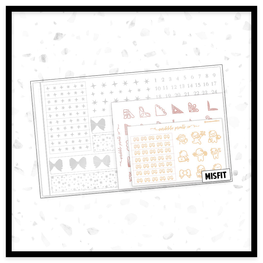 » CORE - Foil Misfit Sticker Grab Bag! (10 Sheets) (100% off)