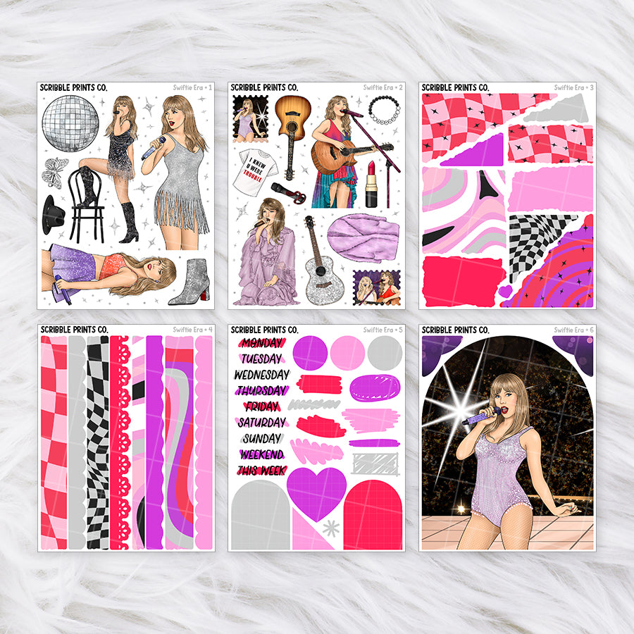 Swiftie Era // Matte Journal Sticker Collection