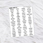 Sticker Organization Labels